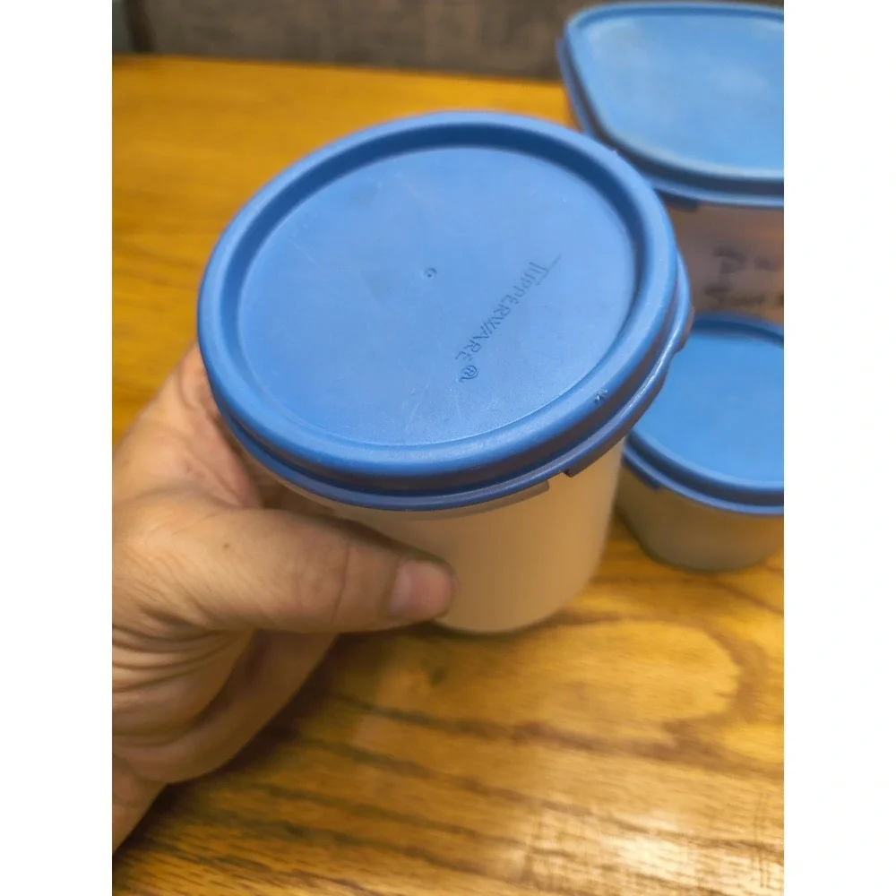 Tupperware Modular Mate Oval Container w/Lid 1615/1614/1605/1792/1611/1606 Lot 7